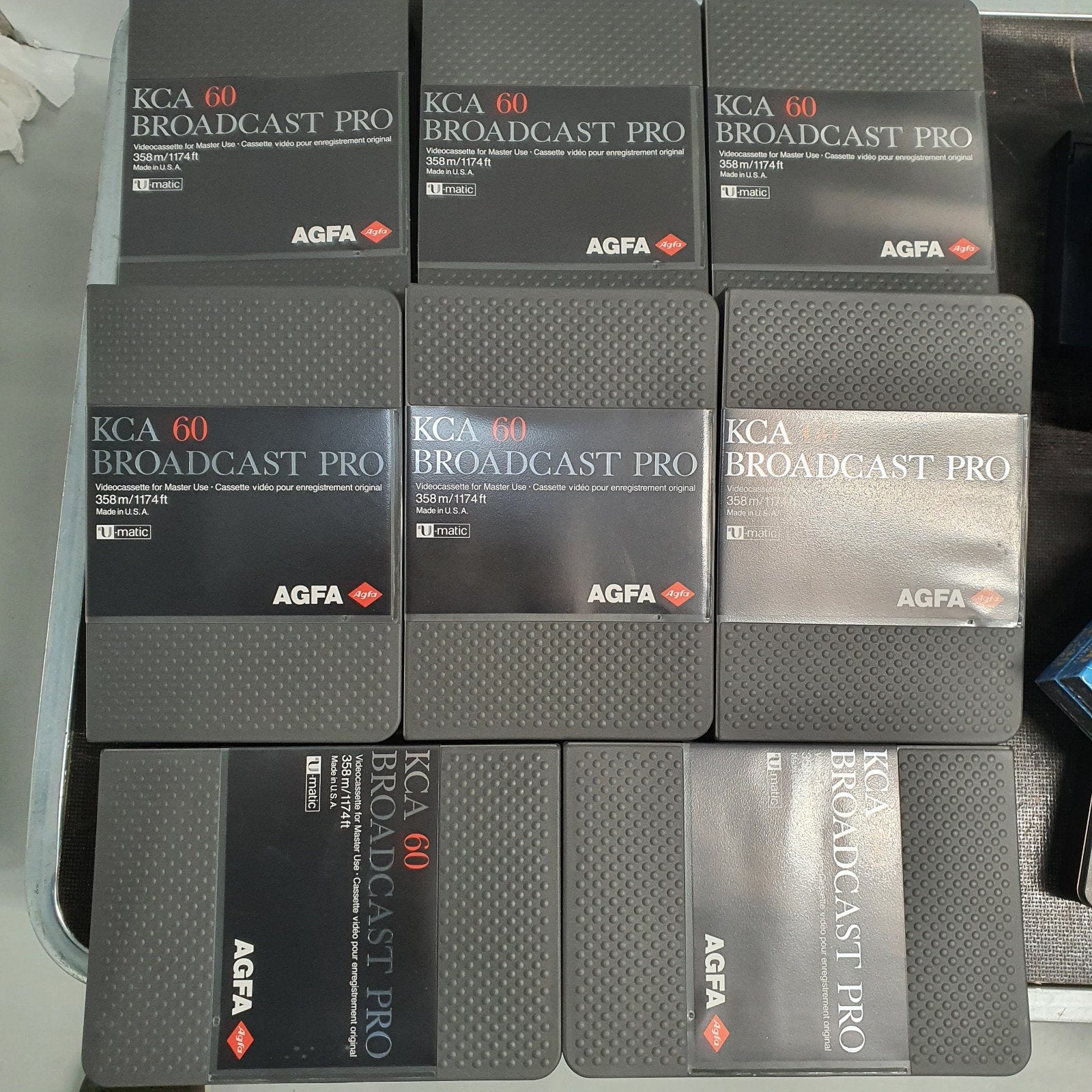 U Matic professionele videotapes, Ophalen, Nieuw in verpakking, Actie en Avontuur