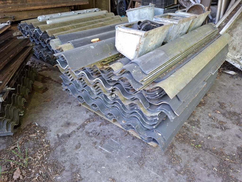 Vezelcement golfplaten partij, Ophalen, Overige materialen, Gebruikt, 15 m² of meer
