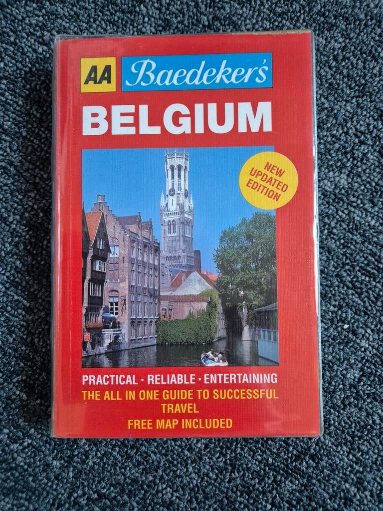 Baedeker's reisgids Belgium inclusief kaart (English), Ophalen of Verzenden, Europa, Reisgids of -boek, Overige merken