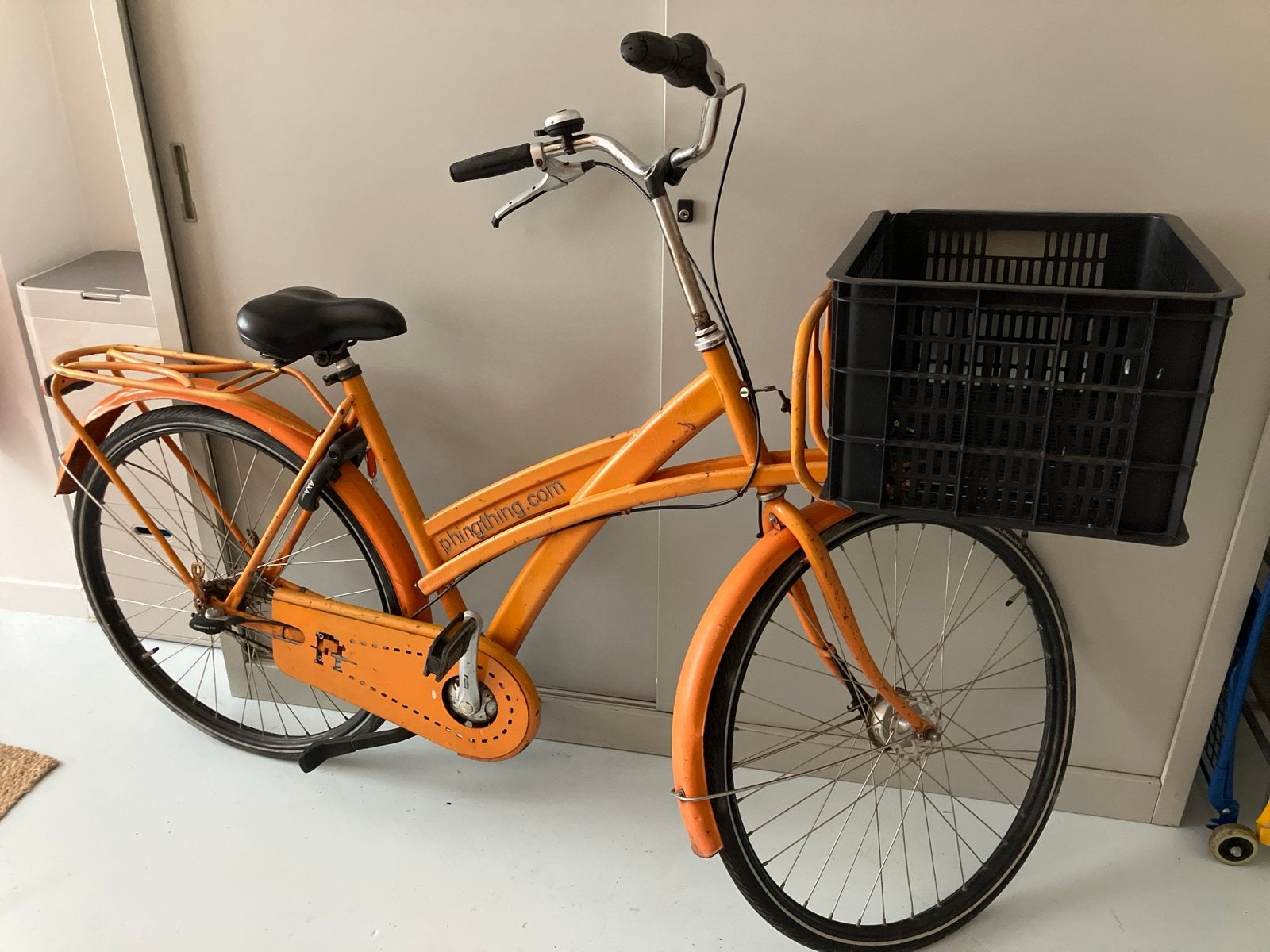Stevige fiets met mand en versnellingen, Ophalen, Gebruikt, Overige merken, Versnellingen