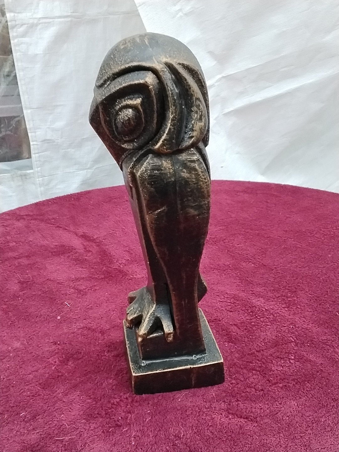 Gietijzeren Art Deco Uil - 25 cm hoog, Ophalen of Verzenden