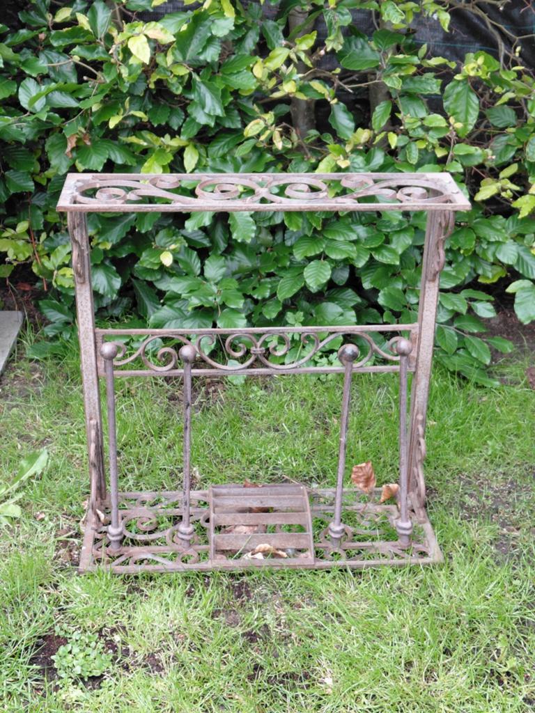 Gietijzeren laarzenrek, Tuin en Terras, Tuinwanddecoratie, Ophalen, Gebruikt