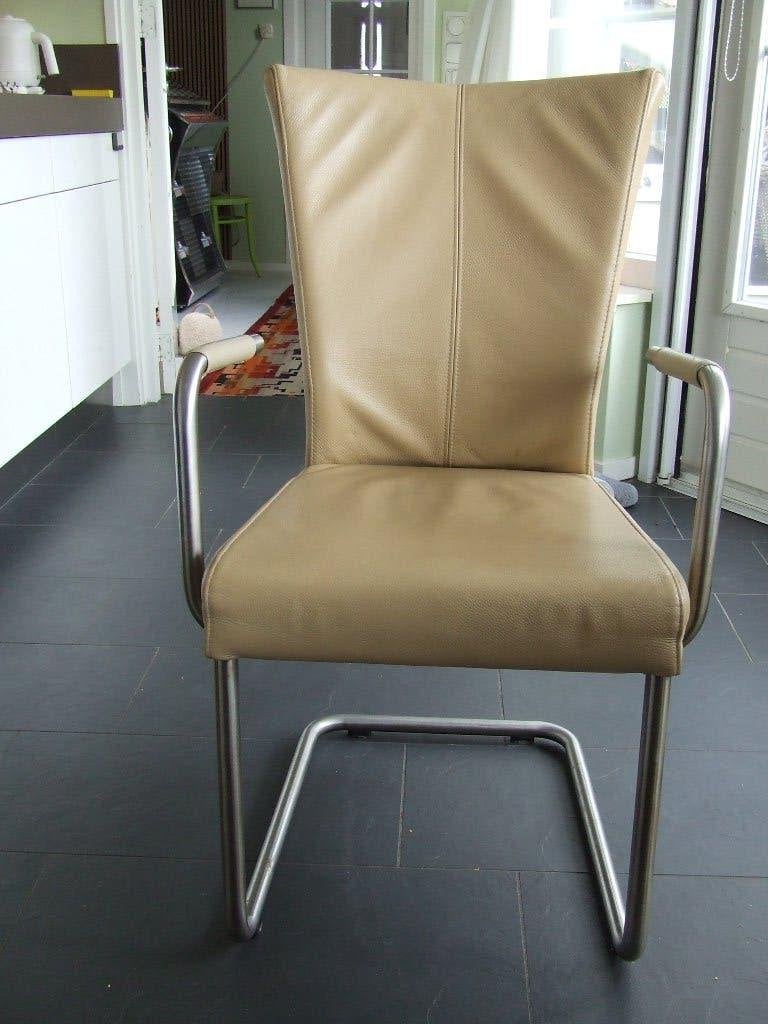 4 Eetkamerstoelen van HVS, Huis en Inrichting, Stoelen, Ophalen, Gebruikt, Overige kleuren, Vier