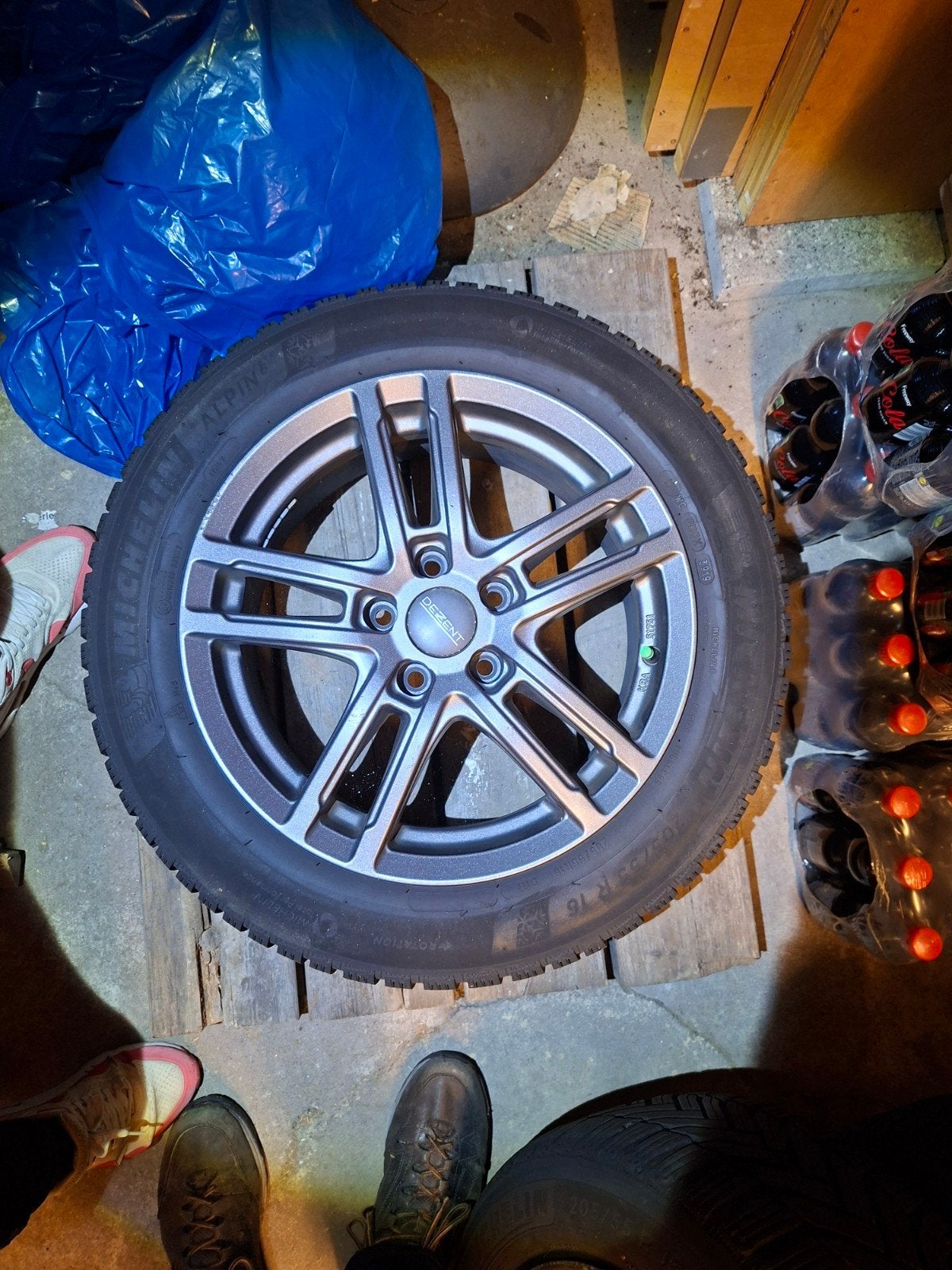 dezent michelin winterset, Auto-onderdelen, Banden en Velgen, Ophalen, Gebruikt, 16 inch, Banden en Velgen