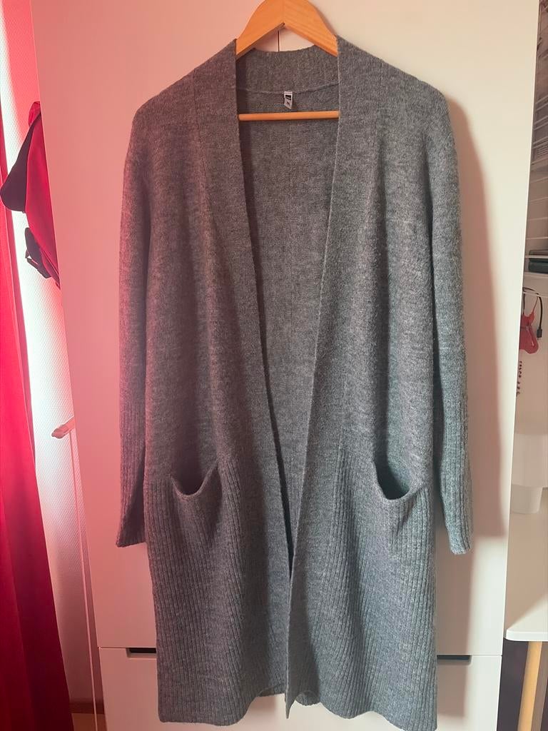Grijs vest van HEMA, maat M, Ophalen of Verzenden, Zo goed als nieuw, Maat 38/40 (M), Grijs