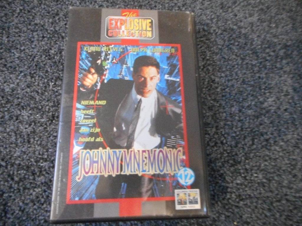 JONNY MNEMONIC! Aktie/Sf met Keau Reeves Op VIDEO!, Vanaf 16 jaar, Verzenden, Gebruikt, Actie en Avontuur