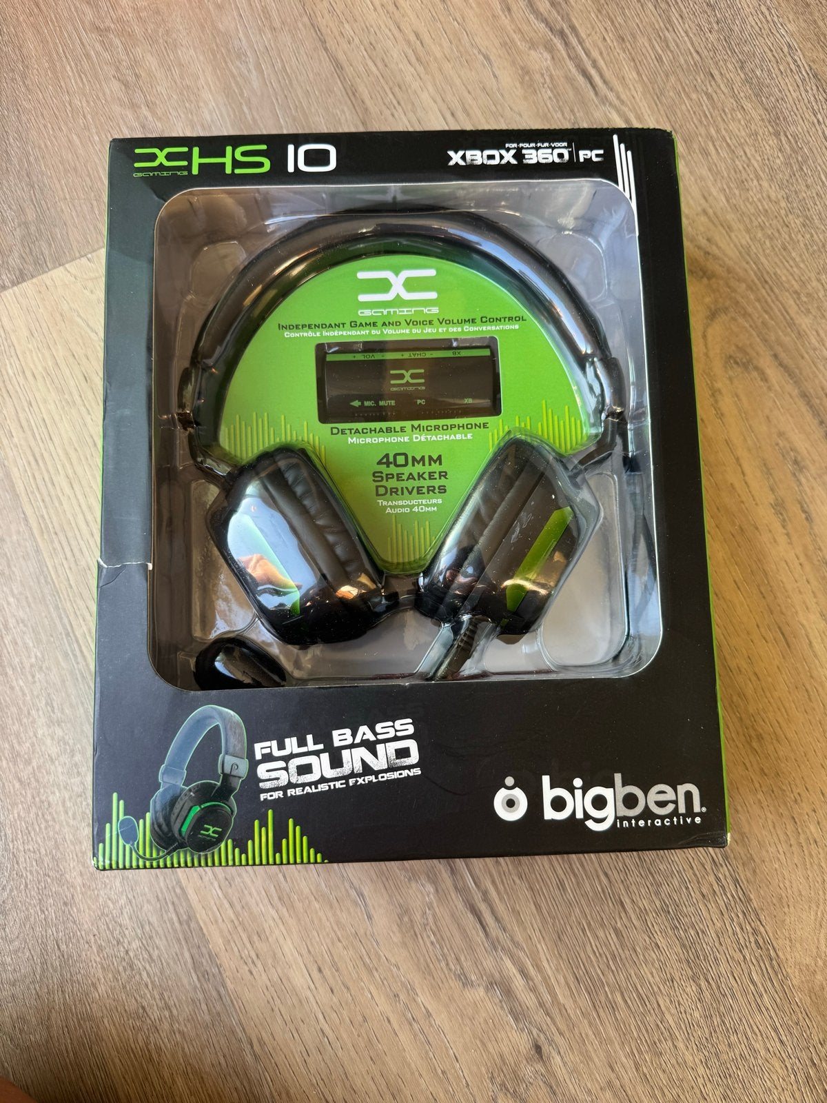 Bigben Interactive Gaming Koptelefoon voor Xbox 360 & PC, Overige merken, Gaming, Verzenden, Nieuw