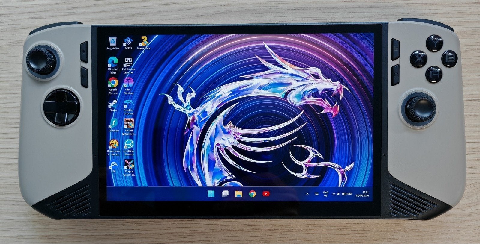 MSI Claw 8 AI+ Gaming Handheld 1TB SSD 32GB RAM, Spelcomputers en Games, Spelcomputers | Overige, Ophalen of Verzenden, MSI, Zo goed als nieuw