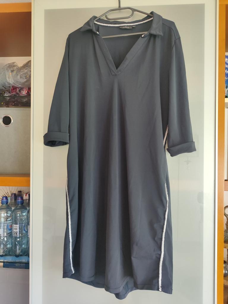 Elvira travelstof blauw xxl travelstof, Kleding | Dames, Grote Maten, Ophalen of Verzenden, Zo goed als nieuw, Blauw, Jurk