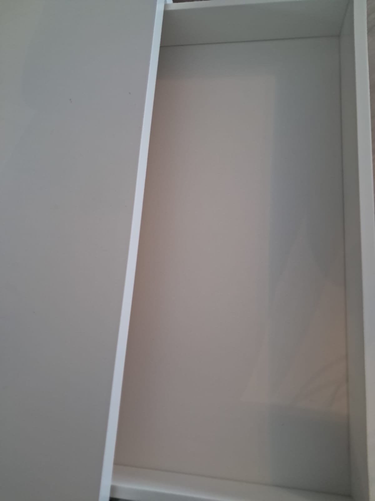 Ikea Bureau - Wit met lade en kabeldoorvoer, Ophalen, Gebruikt, Met lades, IKEA