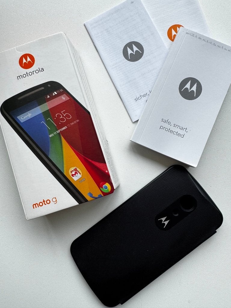 Motorola XT1068 Moto G 2. gen--DUAL SIM(card), type MOFB9, Zwart, Touchscreen, Ophalen of Verzenden, Zo goed als nieuw