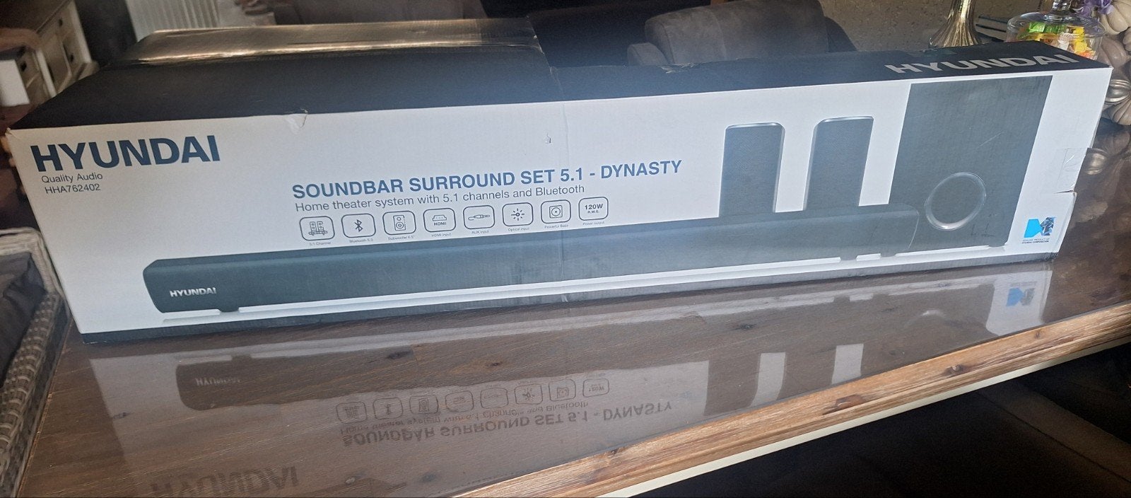 Hyundai HHA762402 Soundbar Surround Set 5.1 - Dynasty, Overige merken, 70 watt of meer, Ophalen of Verzenden, Zo goed als nieuw