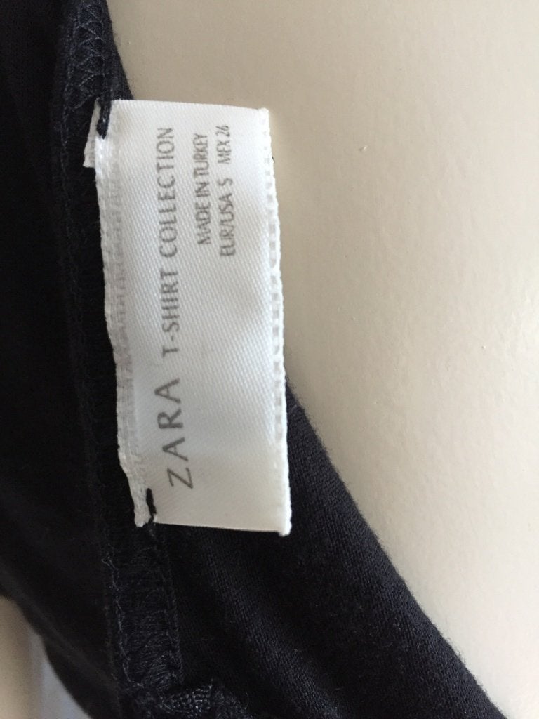 Zara top S(2B20), Kleding | Dames, Tops, Tweedehands verkoop, Tweedehands verkoop, Zwart, Ophalen of Verzenden