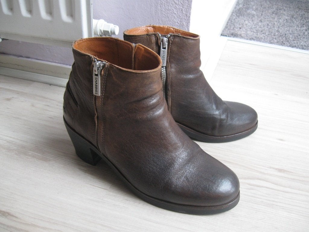 Shabbies maat 39 bruin goede staat, Shabbies, Bruin, Lage of Enkellaarzen, Ophalen of Verzenden