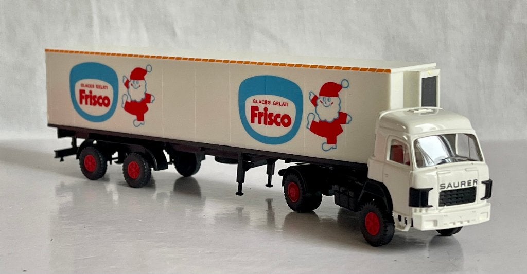 Roskopf 415: Saurer met koeloplegger "FRISCO", Hobby en Vrije tijd, Ophalen of Verzenden, Zo goed als nieuw, Bus of Vrachtwagen