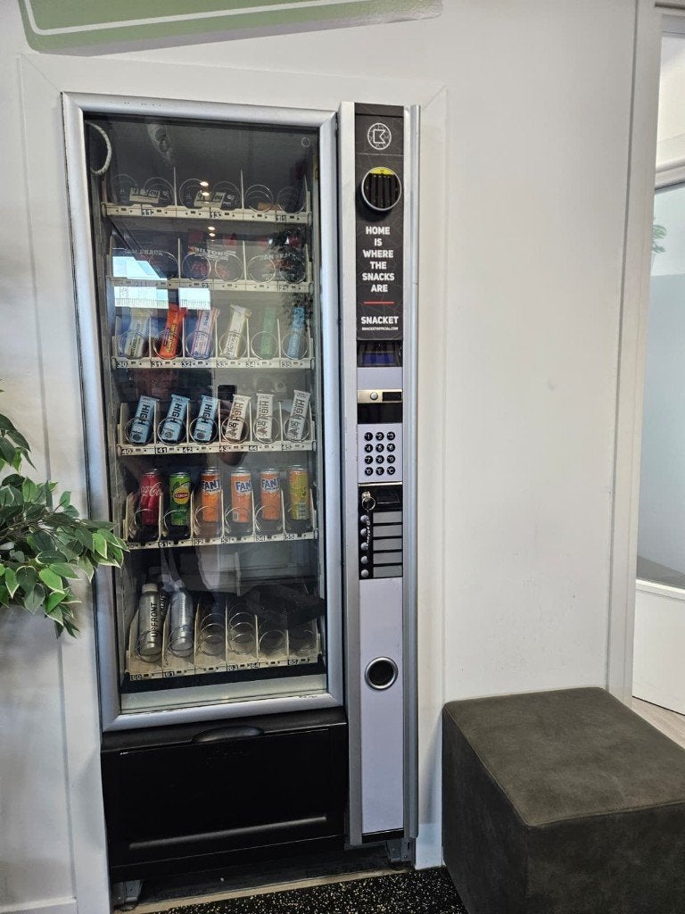 vendingmachine met Nayax – defect / reparatie, Ophalen