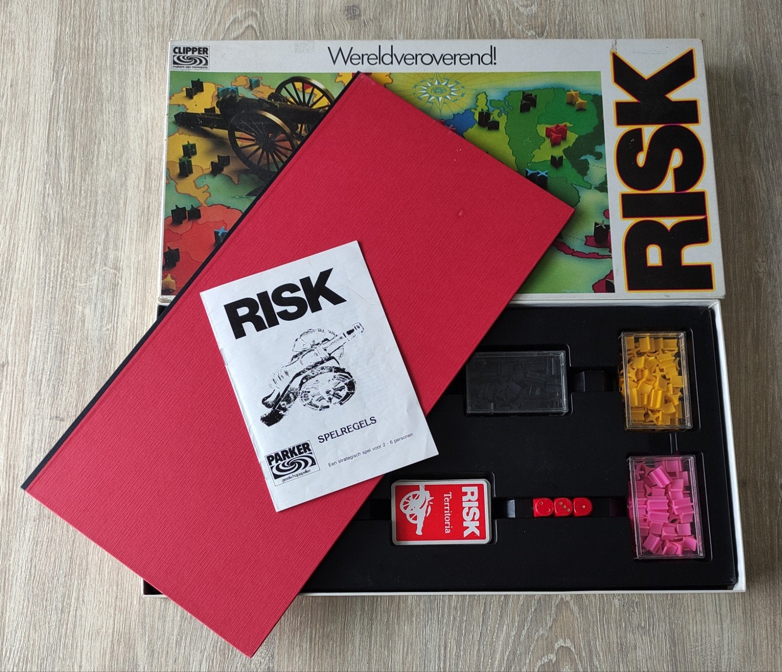 RISK uit de JAREN 80, Hobby en Vrije tijd, Gezelschapsspellen | Bordspellen, Ophalen of Verzenden, Gebruikt