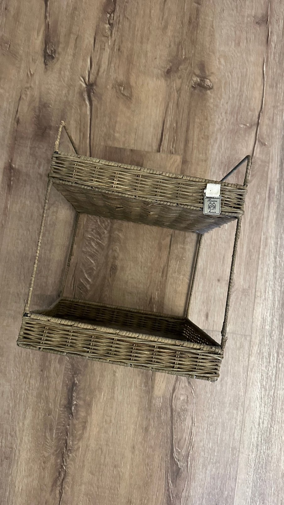 Riviera maison rattan tray/organiser, Ophalen of Verzenden, Zo goed als nieuw