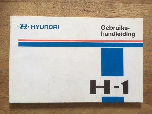 Hyundai H-1 Gebruikershandleiding  1999   NL   in nieuwstaat, Auto diversen, Handleidingen en Instructieboekjes, Ophalen of Verzenden