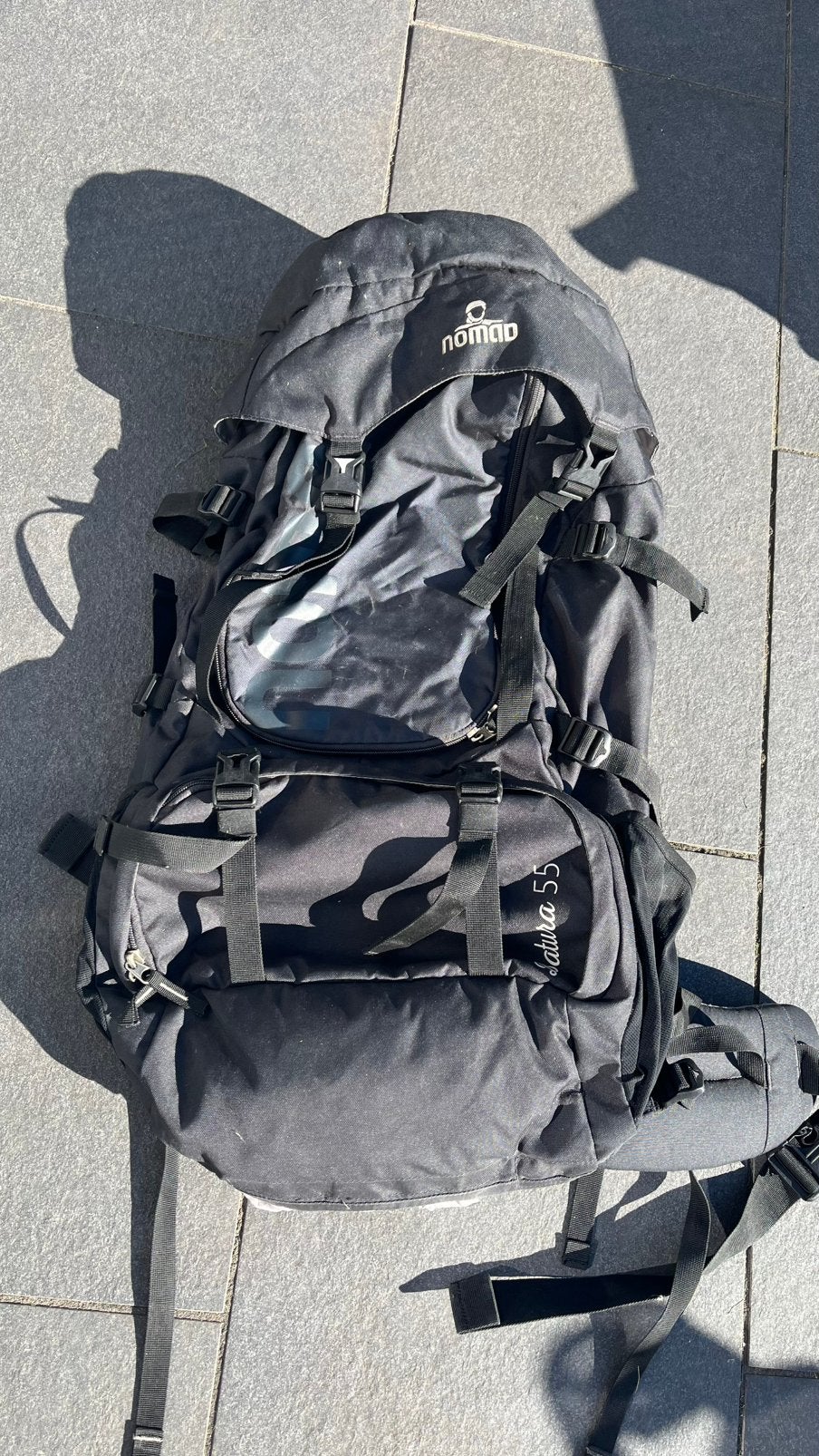 Nomad Adventure 55 Backpack, Caravans en Kamperen, Kampeeraccessoires, Zo goed als nieuw, Ophalen