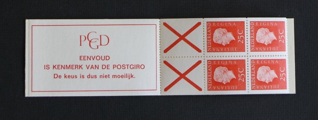 NVPH PB 9fF Postzegelboekje PF, Verzenden, Na 1940, Postfris