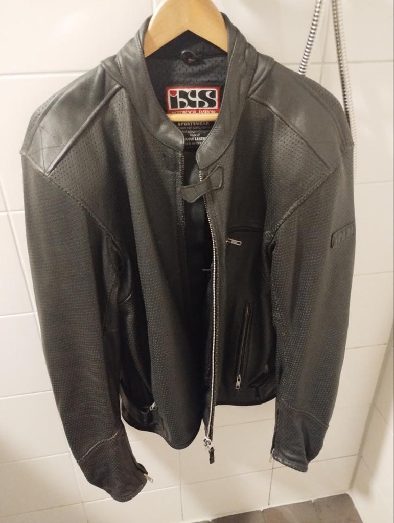 IXS leer motor racing jacket maat 2XL, Ophalen of Verzenden, Tweedehands, Heren, Jas | leer