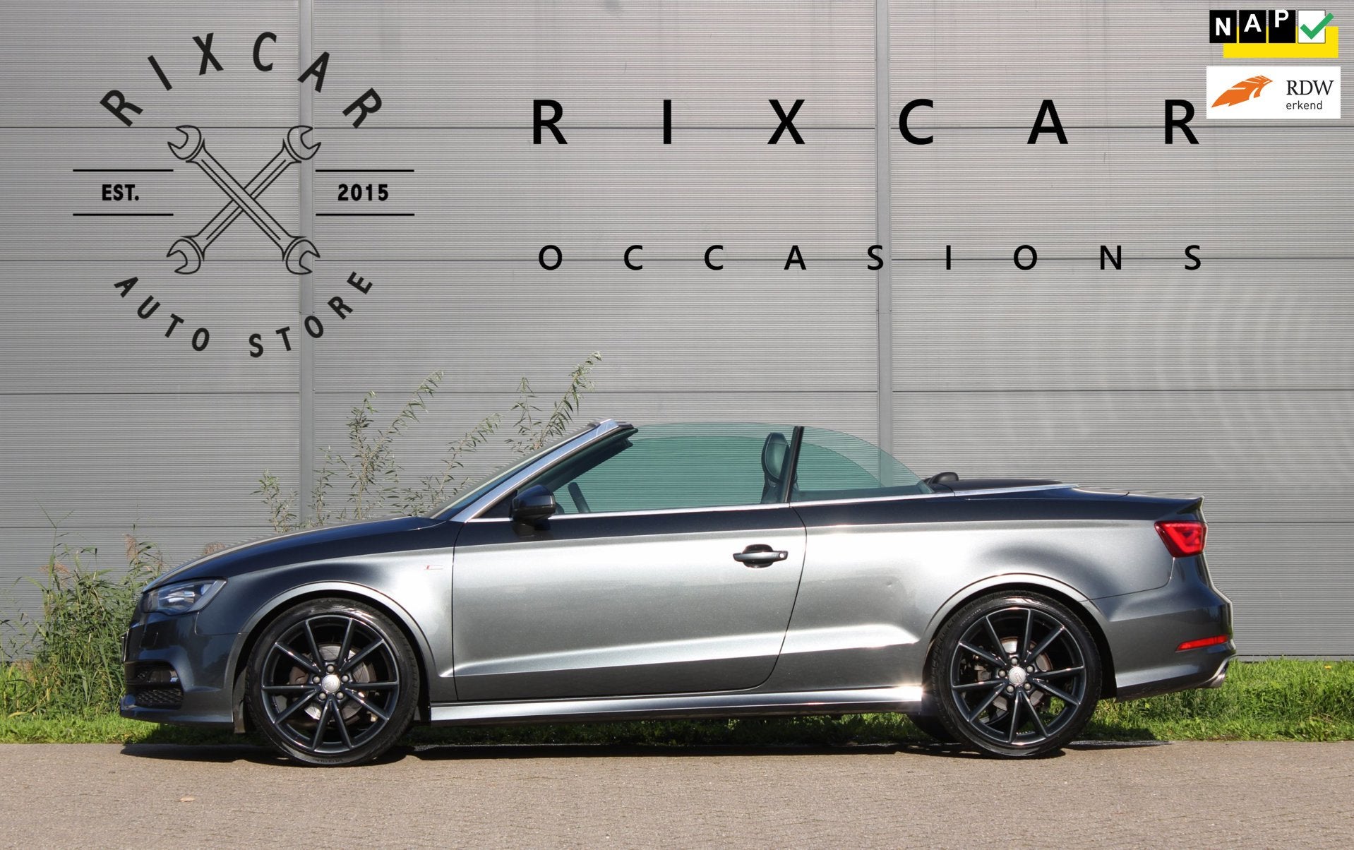 Audi A3 Cabriolet 1.4 TFSI CoD ProLine S Automaat Daytona Al, Gebruikt, 4 cilinders, Leder en Stof, Origineel Nederlands