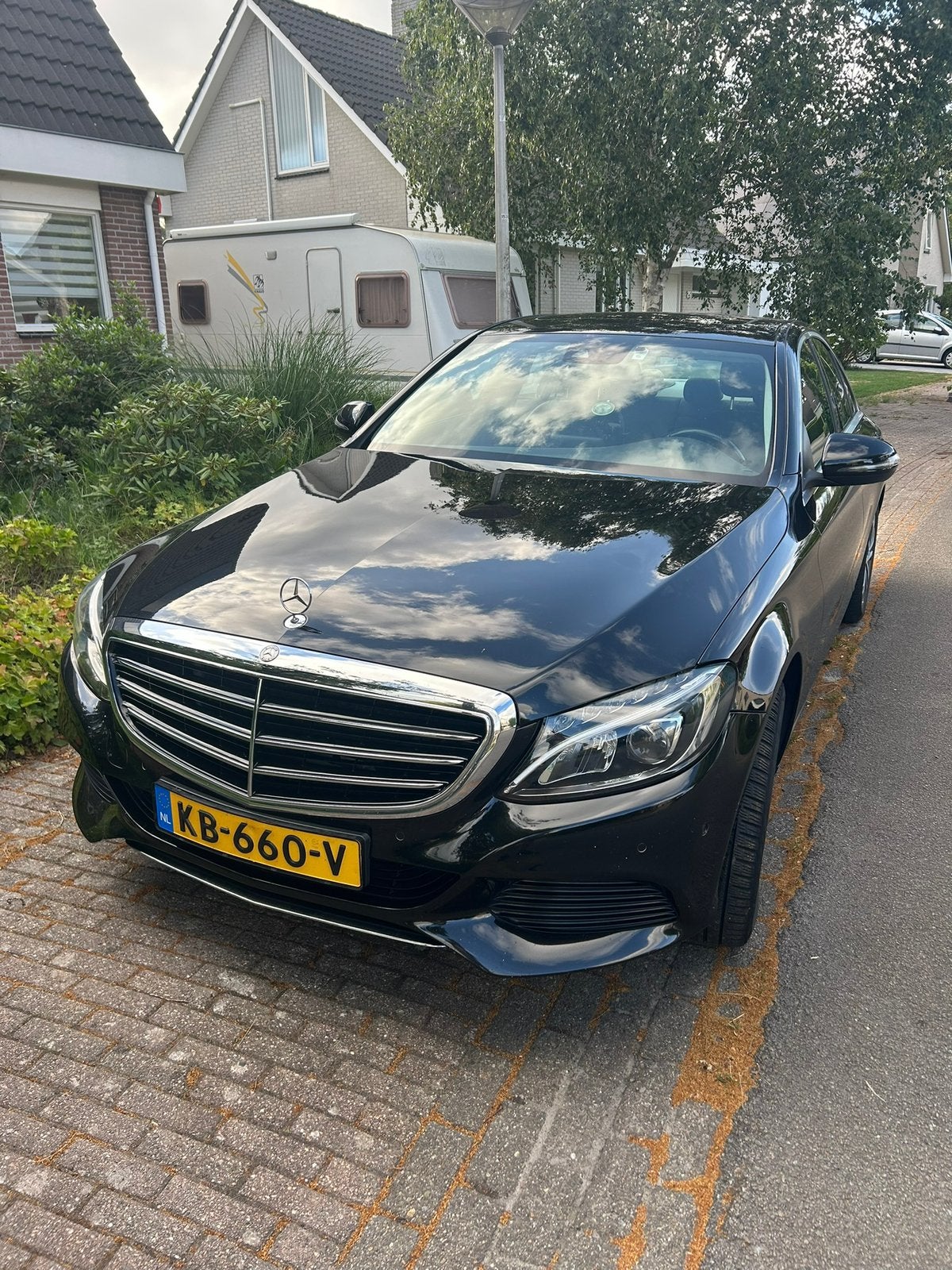 Mercedes-Benz C-Klasse C220 CDI 2.1 125KW Aut7 2015 Zwart, Automaat, Achterwielaandrijving, 1800 kg, 4 cilinders
