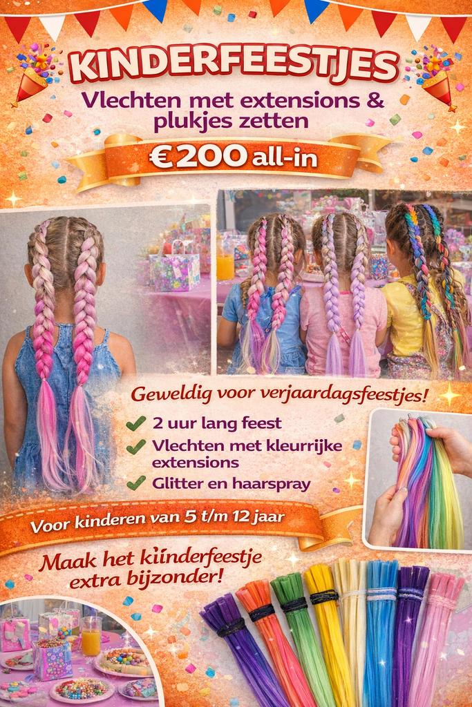 Kinderfeestje, Drie personen of meer