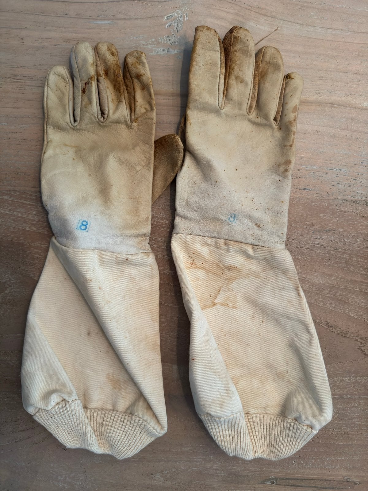 Imker handschoenen, maat 8 en 9, Ophalen of Verzenden
