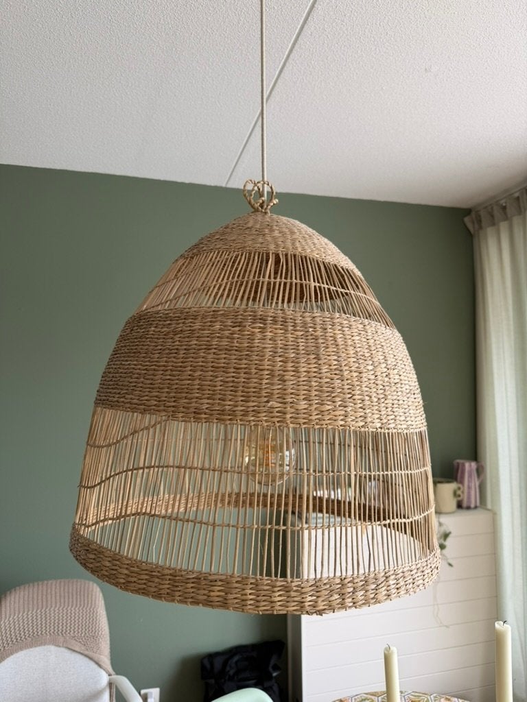 Set Hanglampen - Ikea TORARED, Ophalen, Zo goed als nieuw, Natuurlijk materiaal