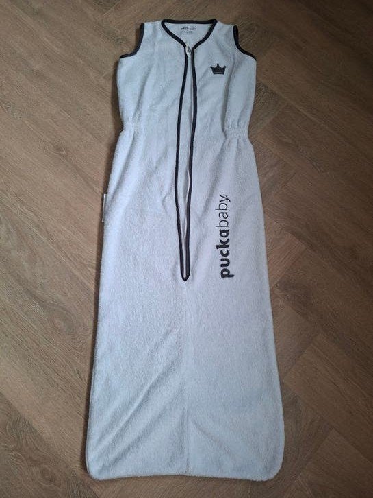 Puckababy Bag Kidz Slaapzak - Wit (130 cm), In te korten, Puckababy, Ophalen of Verzenden, Zo goed als nieuw