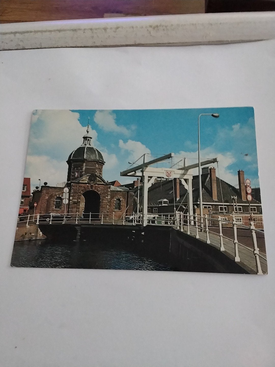 Oude ansichtkaart Leiden: Morspoort en brug (1985), Ophalen of Verzenden