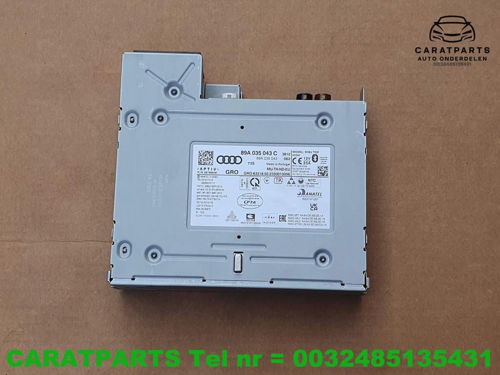 89A035043C 89A035043J Audi Q4 centrale computer Q4 e-tron, Gebruikt, AUDI AG, Auto-Union-Strasse 1
85045  Ingolstadt, DE, Kundenbetreuung@audi.de
