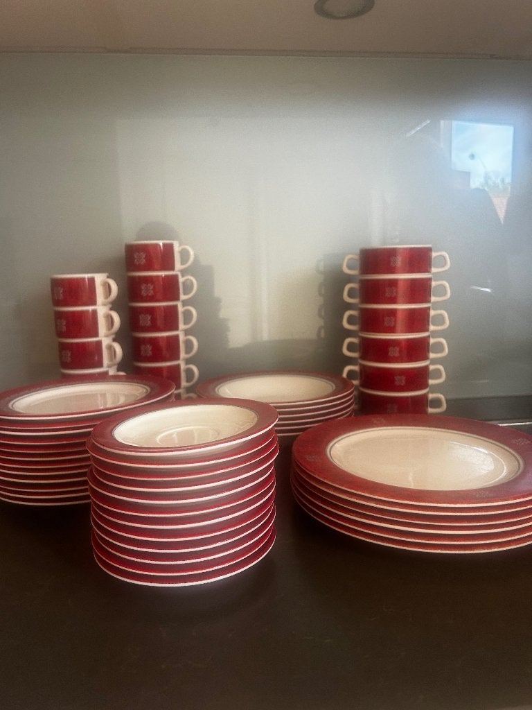 Servies, Ophalen, Gebruikt, Glas, Bord(en)