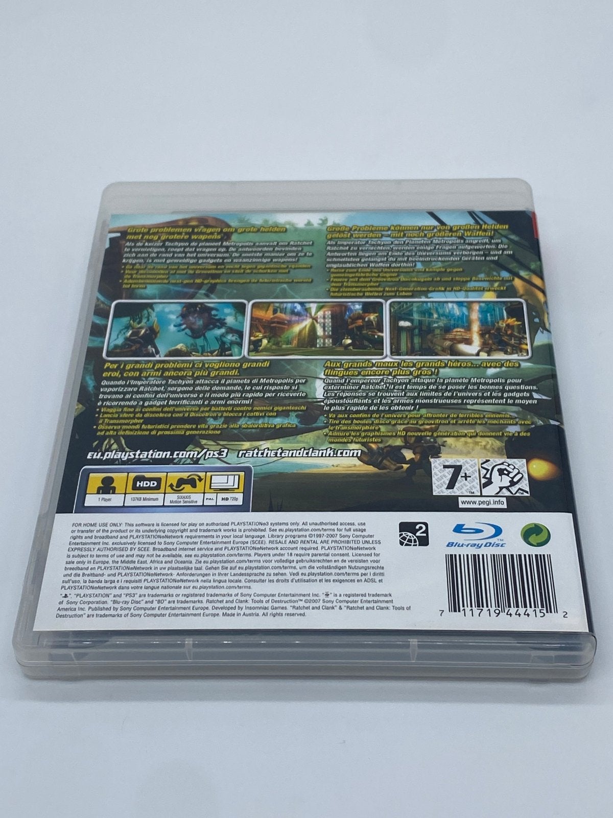 Ratchet & Clank: Tools of Destruction – PS3 – Compleet, Spelcomputers en Games, Avontuur en Actie, Insomniac Games, 1 speler, Ophalen of Verzenden