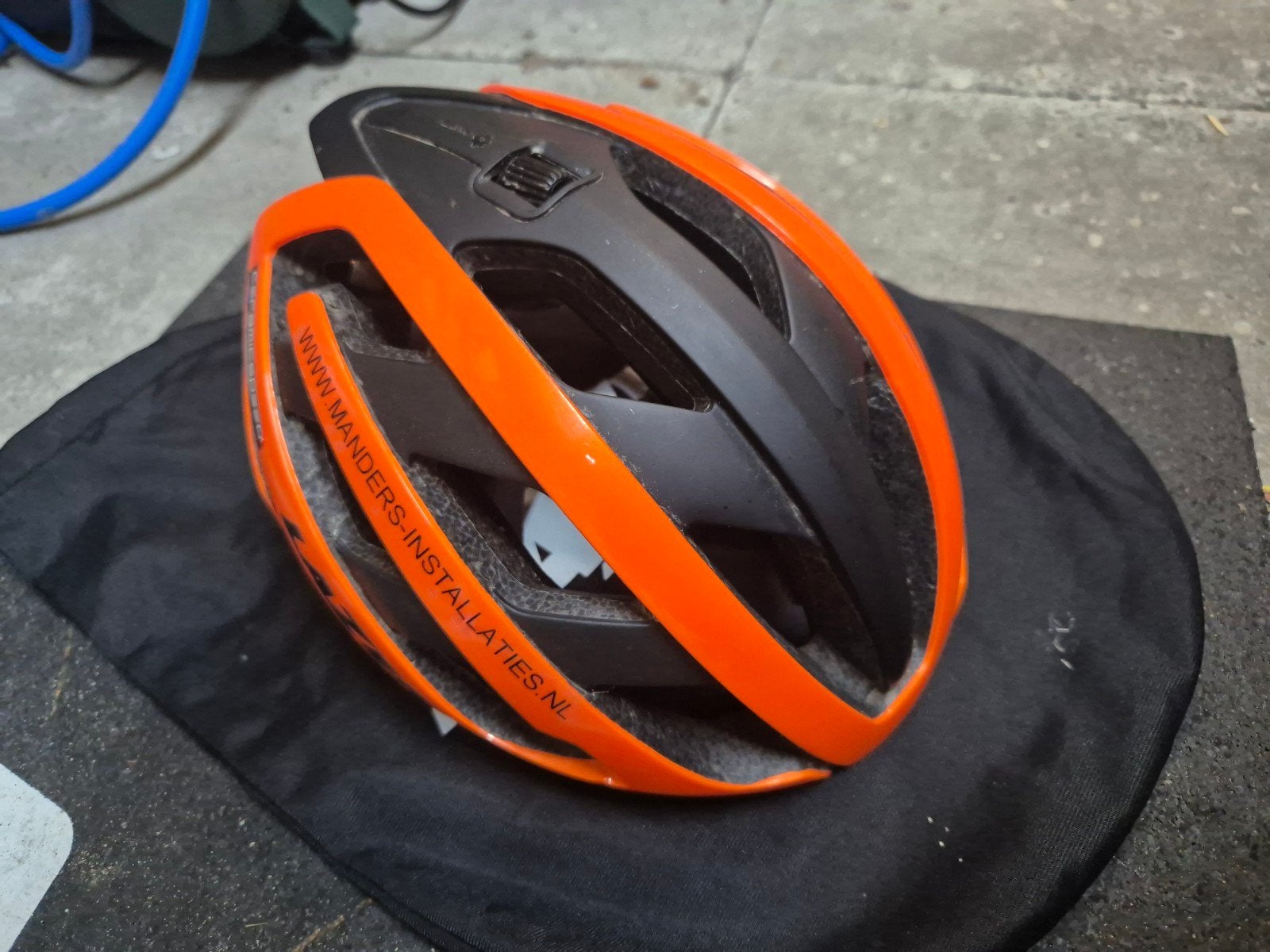 Lazer fietshelm - Oranje/Zwart, Ophalen of Verzenden, Gebruikt, Heer of Dame