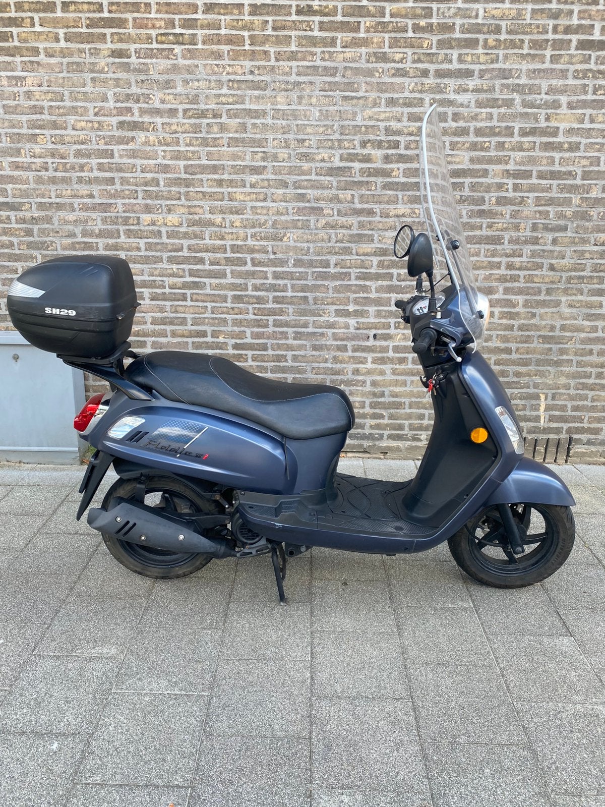 SYM Fiddle2 2023 injectie 25km Scooter Top Staat topkoffer, Ophalen, 49 cc, Zo goed als nieuw, Benzine