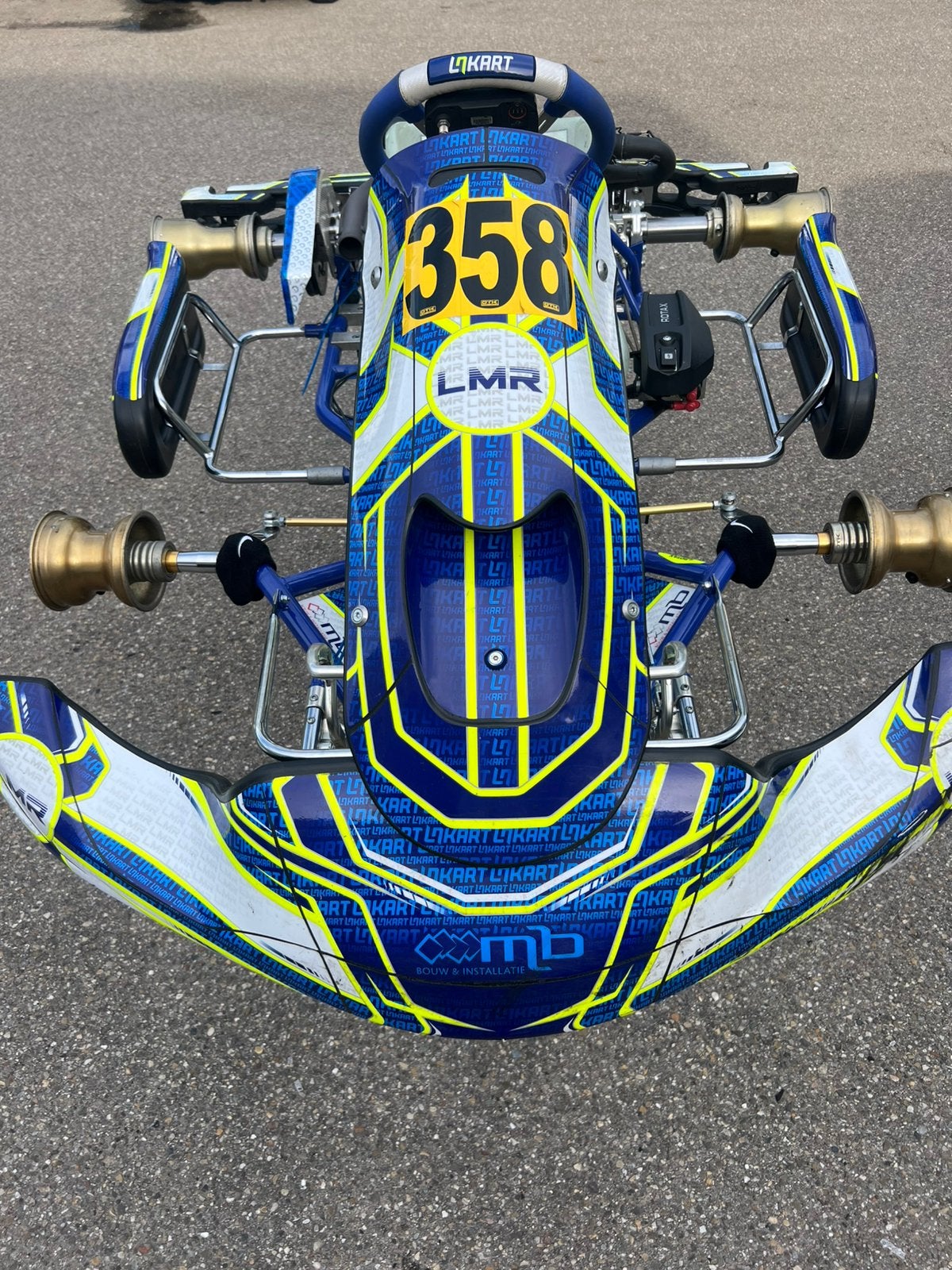 LN kart 2 BNL wedstrijden oud, Sport en Fitness, Karting, Ophalen, Zo goed als nieuw, Kart