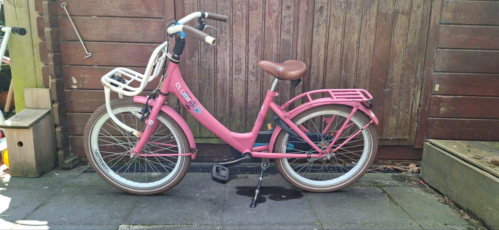 Roze Alpina Club fiets - 20 inch, Ophalen, Gebruikt, Velgrem, Alpina
