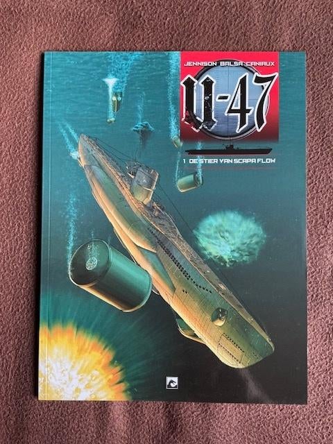 U-47 / De stier van Scarpa Flow, Eén stripboek, Ophalen of Verzenden, Zo goed als nieuw