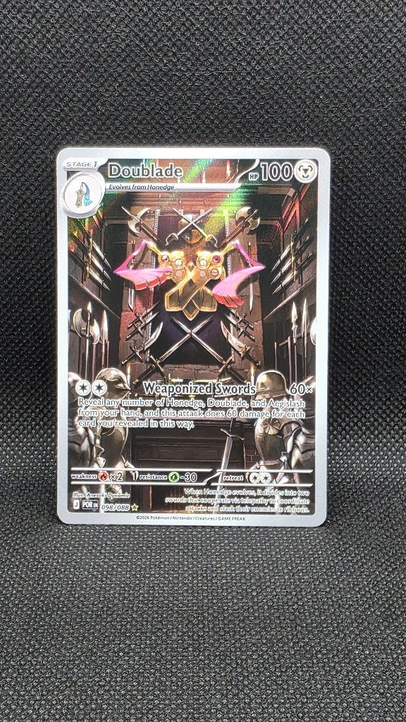 Doublade (POR 098), Ophalen of Verzenden, Zo goed als nieuw, Losse kaart, Foil