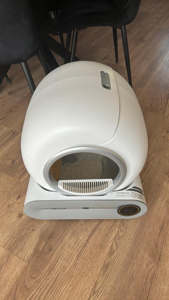 Elektrische kattenbak, Ophalen, Gebruikt