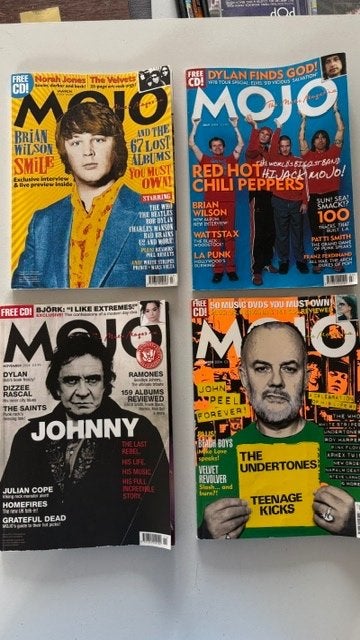 MOJO Magazine 4 nrs.uit 2004, Ophalen of Verzenden, Zo goed als nieuw, Muziek, Film of Tv