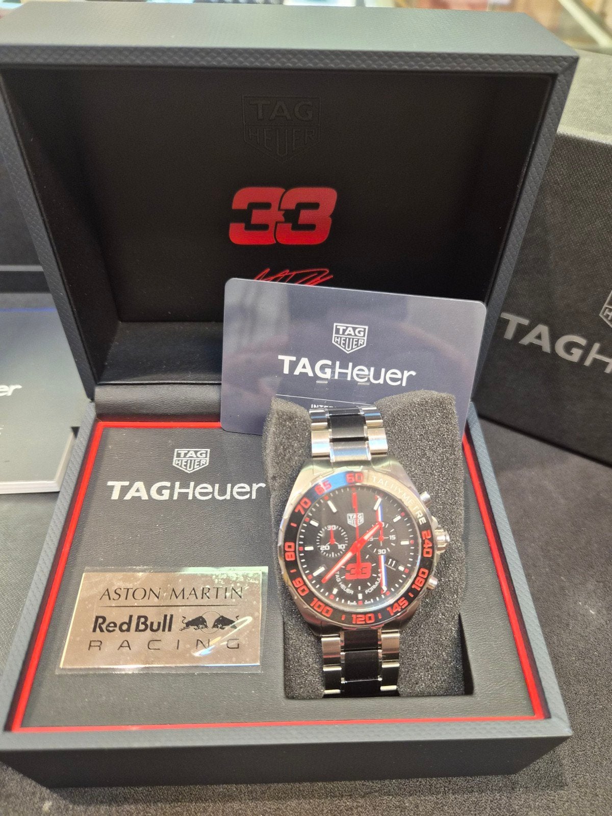TAG Heuer Red Bull Racing Special Edition 911/1300 Full Set, Sieraden, Tassen en Uiterlijk, Horloges | Heren, Ophalen of Verzenden