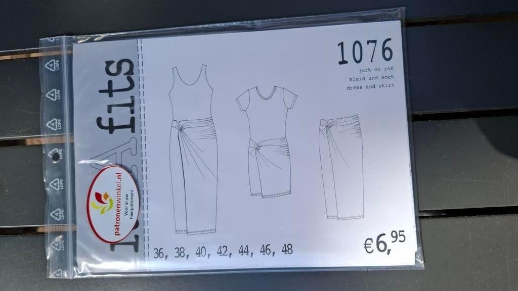 Its A fits naaipatoon jurk en rok. Nr 1076, Overige merken, Overige typen, Vrouw, Nieuw