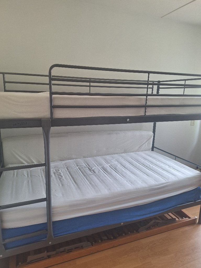 Stapelbed, Ophalen, Gebruikt, 90 cm, 160 tot 180 cm