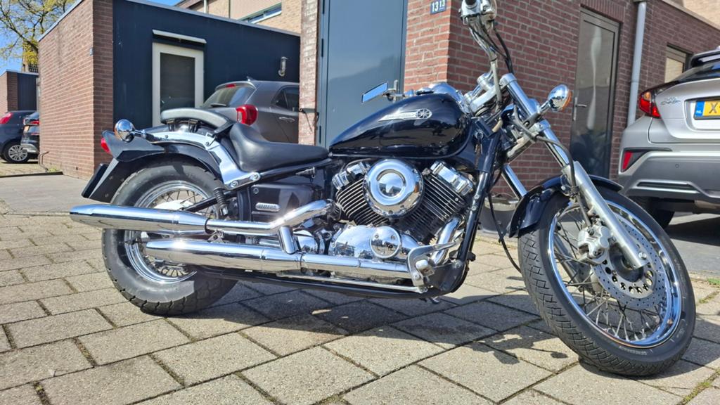 Yamaha Dragstar 650, 2 cilinders, Occasion, Particulier, Handgeschakeld