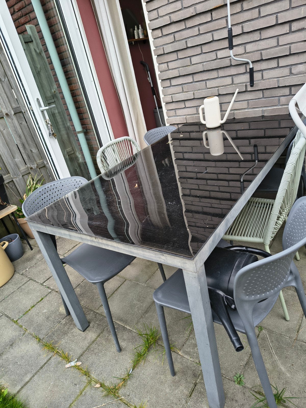 Tuintafel, Ophalen, Gebruikt
