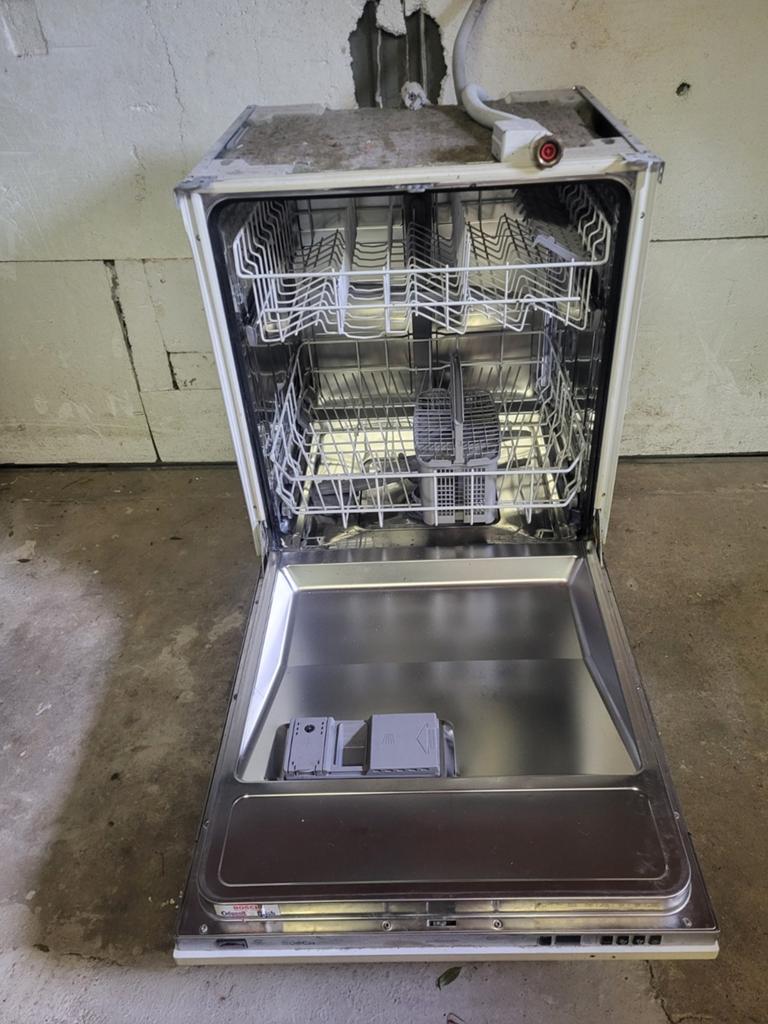 Inbouw vaatwasser met frontpaneel - Gebruikt, Witgoed en Apparatuur, Vaatwasmachines, Ophalen, Gebruikt, Minder dan 85 cm, 60 cm of meer